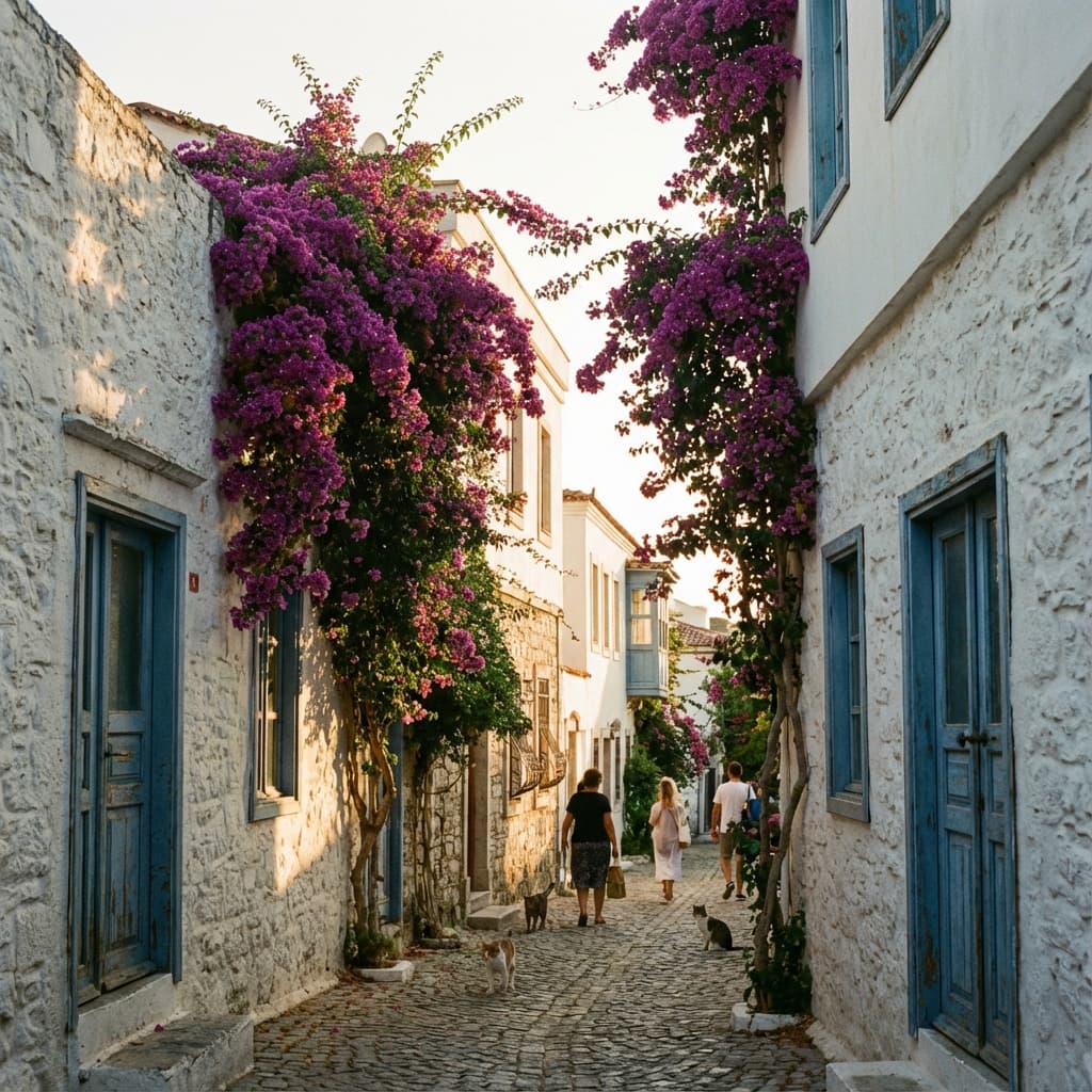 Bodrum’un “Instagramlık” Yüzü: Begonvilli Sokaklar ve En İyi Fotoğraf Noktaları
